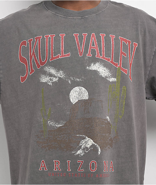 Dravus Skull Valley Charcoal T-Shirt