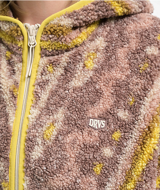 Dravus Vista Brown Sherpa Hoodie | Zumiez