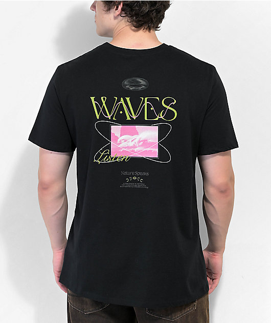 Dravus Waves camiseta negra