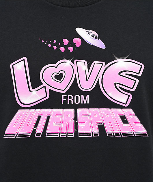 Dreamboy Love From Outer Space Black T-Shirt