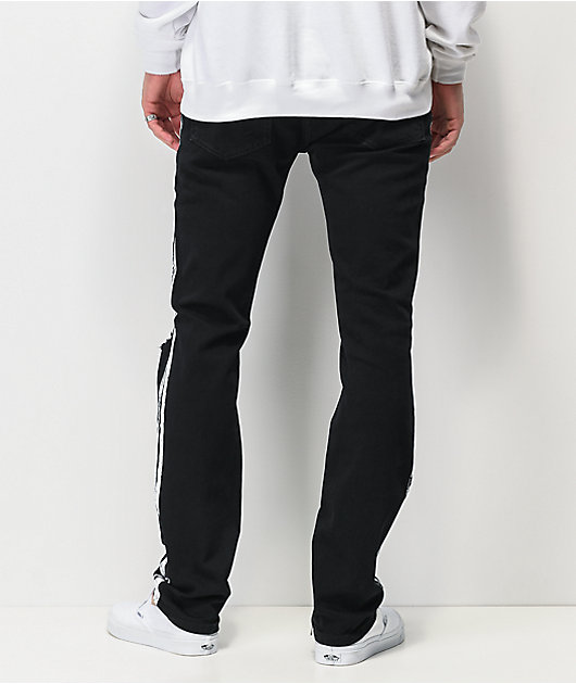 Dript Denim D.097 Racer Black Skinny Jeans