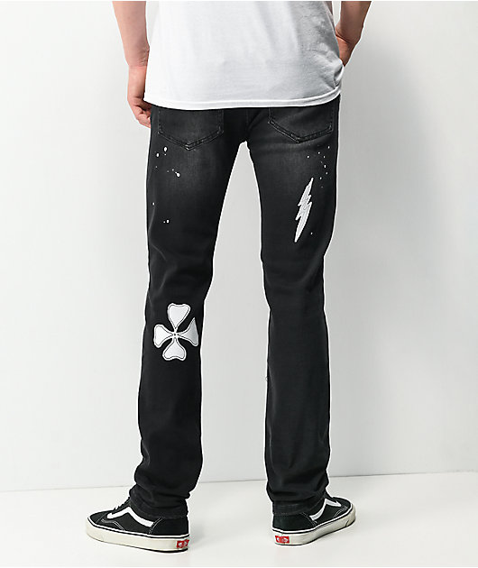 Dript Denim D.1006 Black Skinny Jeans
