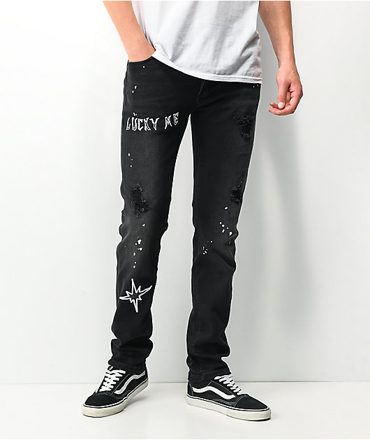 Dript Denim D.1006 Black Skinny Jeans