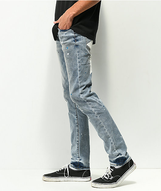 Dript Denim Starbolt Light Blue Skinny Jeans