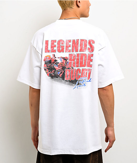 Ducati Legends Ride White T-Shirt