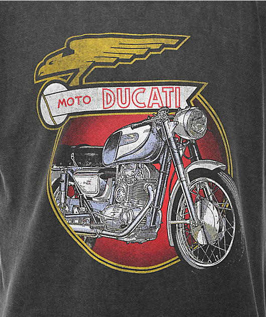 Ducati Moto Black Wash T-Shirt