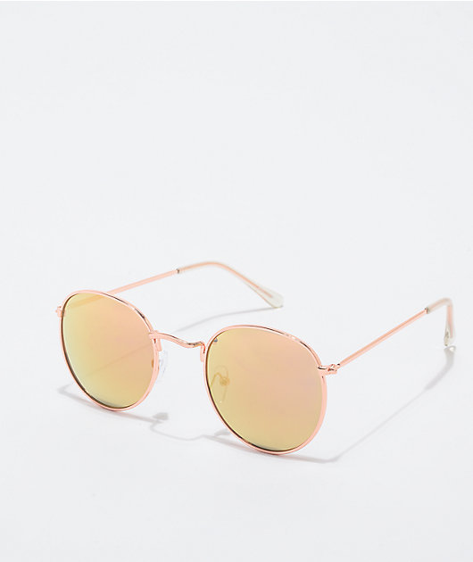 round rose sunglasses