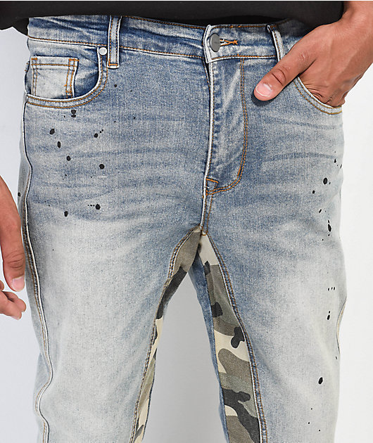 Flare popular Denim Camo