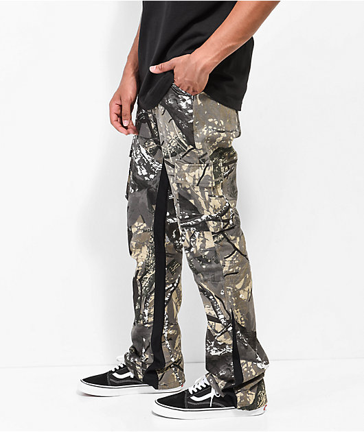 Camo clearance flare jeans