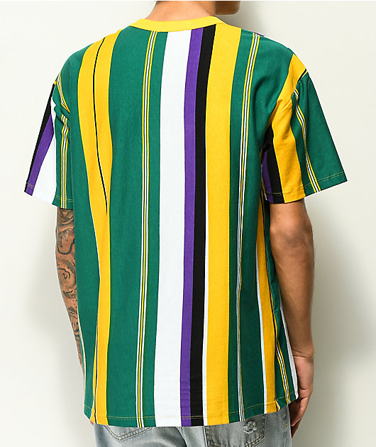 Purple Vertical Stripe T-Shirt | Zumiez