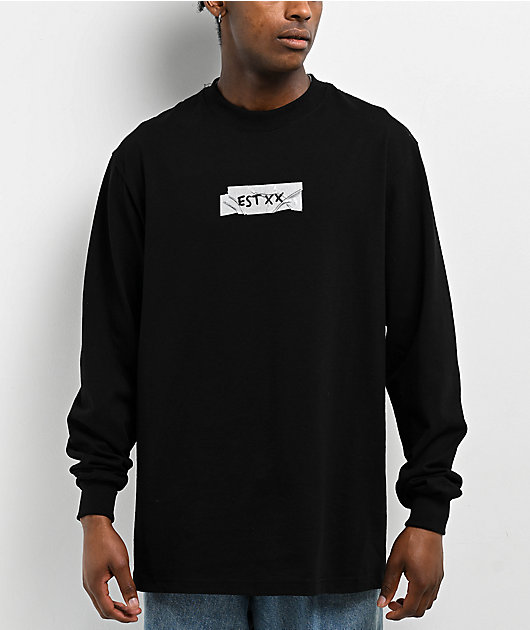 EST 19XX Stuct On You Black Long Sleeve T-Shirt | Zumiez