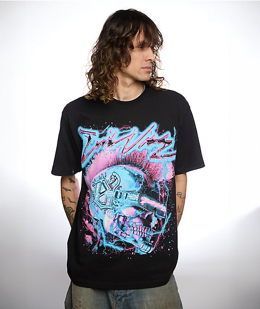 EVIL VICE Neon Punk Black T-Shirt | Zumiez