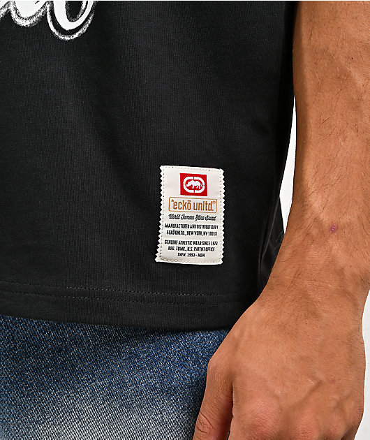 Ecko Airbrush Black T-Shirt