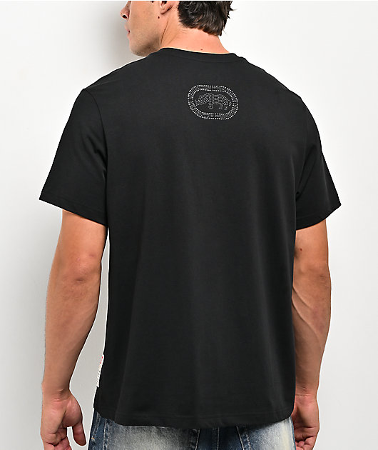 Ecko Back Down Studded Black T-Shirt