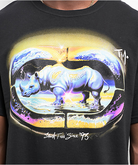 Ecko Shark Free Black Wash T-Shirt | Zumiez