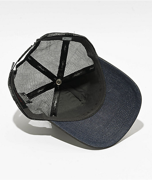 Ed Hardy Ace Skull Charcoal Trucker Hat | Zumiez