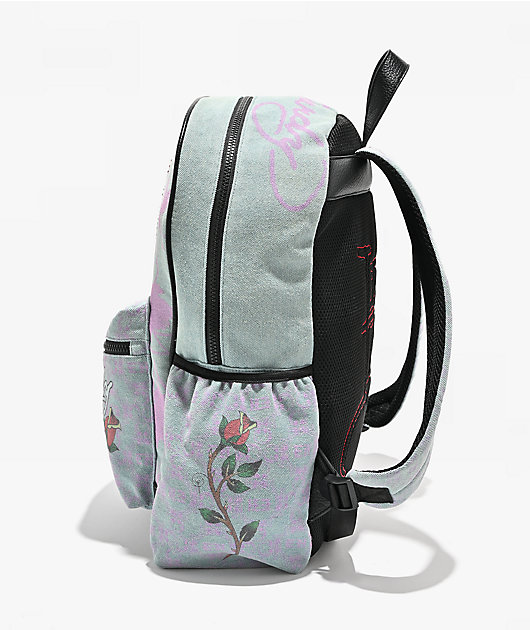 Ed Hardy Arden Denim Blue Backpack