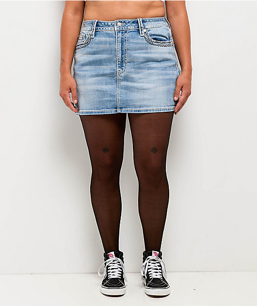 Ed Hardy Backseam Logo Sheer Black Tights