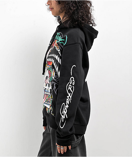 Ed hardy skull discount hoodie