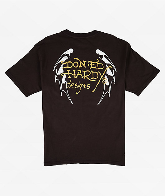 Ed Hardy Cross Black T-Shirt