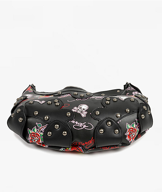 Ed Hardy Dalinda Black Handbag