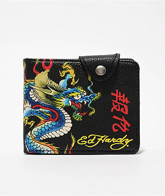 Ed Hardy Dragon Bifold Wallet