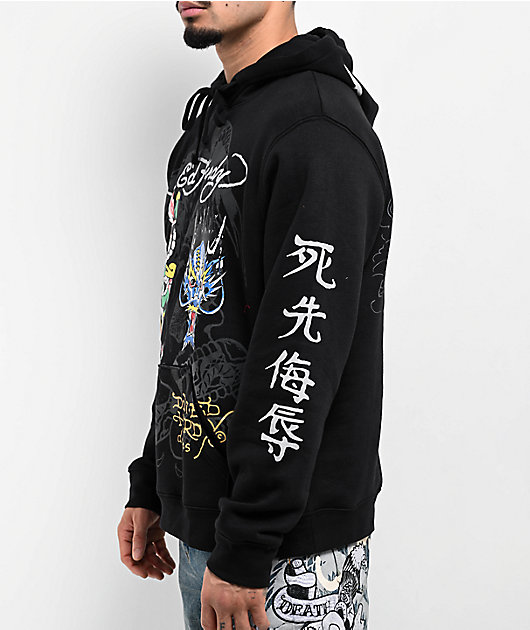 Ed Hardy Dragons Black Hoodie