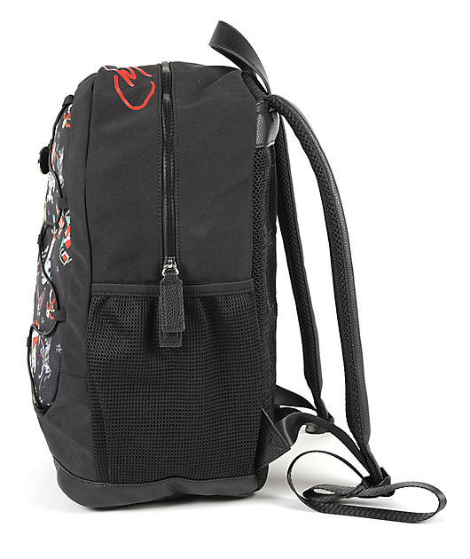 Ed Hardy Eve All Over Black Backpack