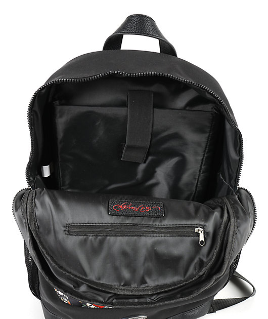 Ed Hardy Eve All Over Black Backpack