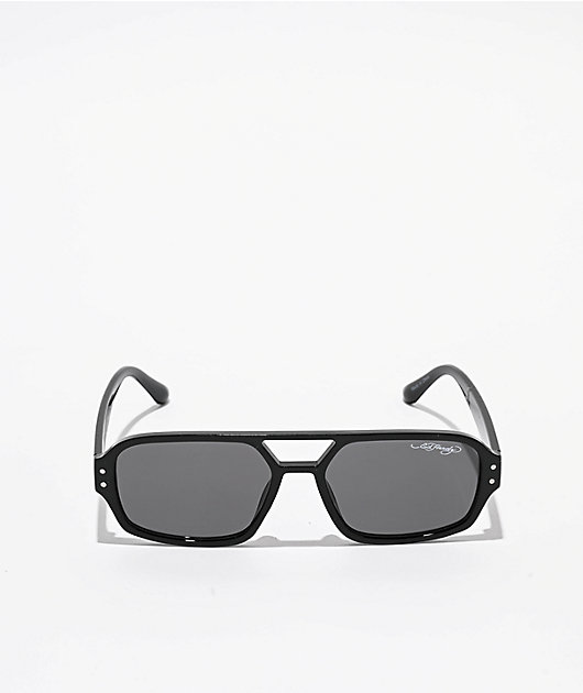 Ed Hardy Eyecon Black Sunglasses | Zumiez