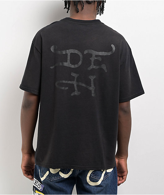 Ed Hardy Fire Lord Black Wash T-Shirt