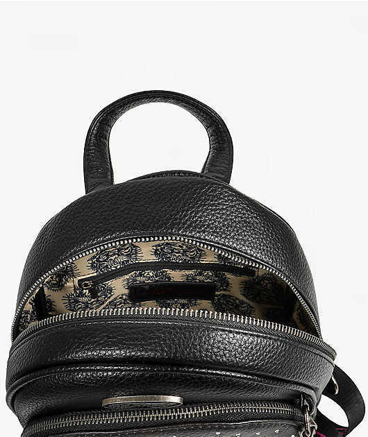 Ed Hardy Harlow Black Mini Backpack