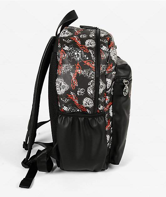 Ed Hardy Jesse Black Backpack