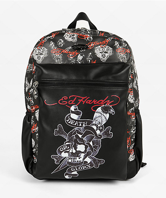 Ed Hardy Jesse Black Backpack | Zumiez
