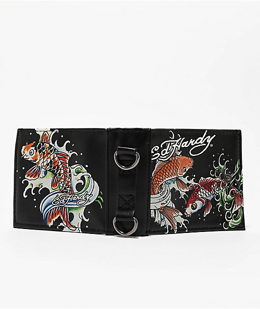 Ed Hardy Koi Chain Wallet | Zumiez