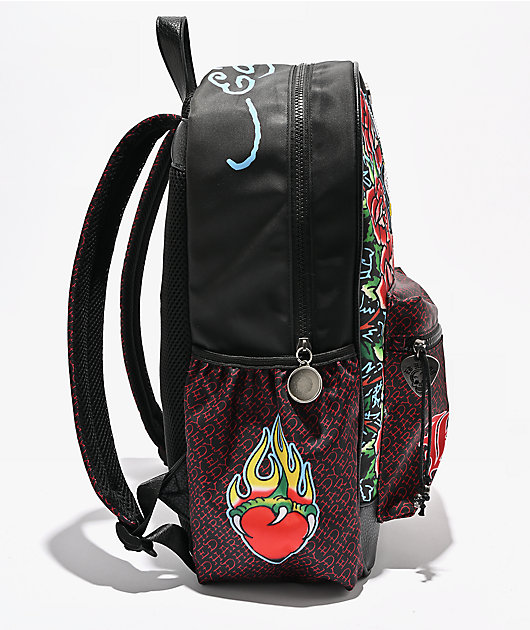 Ed Hardy Lulu Black Backpack