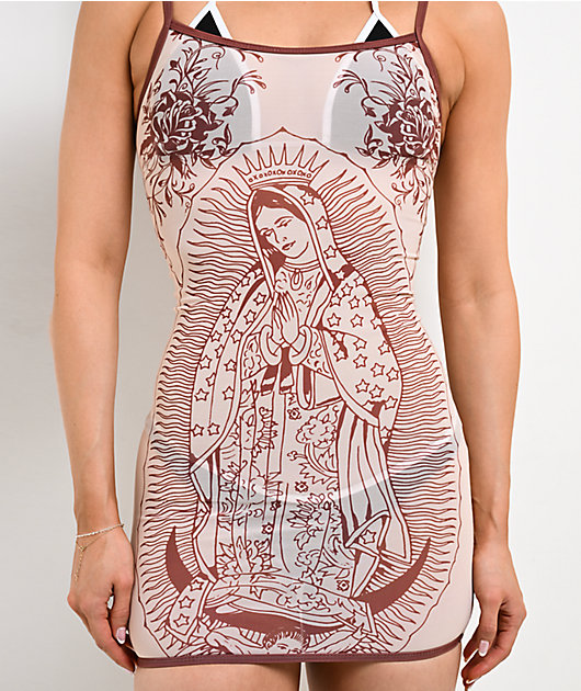 Ed Hardy Mary Beige Dress