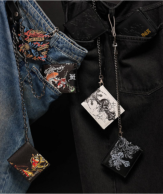 Ed Hardy Panther Chain Wallet | Zumiez