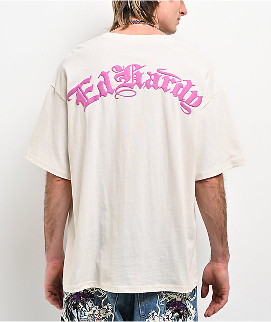 Ed Hardy Panthers Ivory T-Shirt