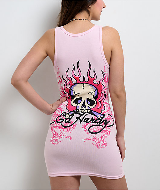 DON ED HARDY スカルとバラ タンクトップ L Y2K Ed Hardy エドハーディー タンクトップ y2k スカル 髑髏 L 黒 - メルカリ