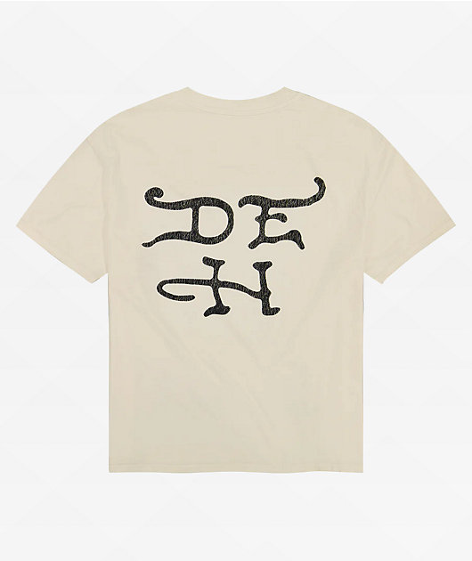 Ed Hardy Punk Mohawk Ivory Boxy T-Shirt