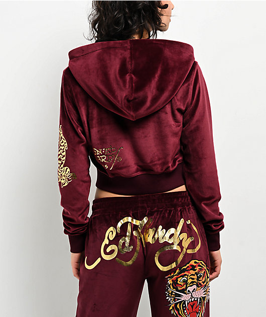 トップス made in USA Y2K ED HARDY beroa foodie Y2k Ed Hardy Short Sleeve Zip up Hoodie - Etsy