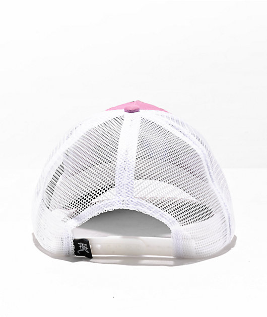 帽子 ED HARDY LINESTONE TONGUEKISS MESHCAP Rhinestone LKS Skull Hat