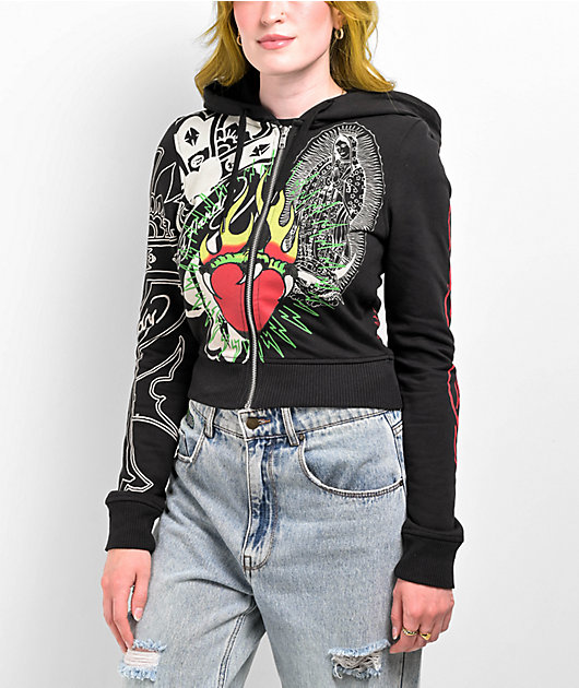 Ed Hardy hotsell Zip Up Hoodie