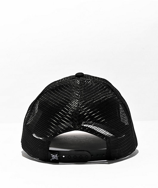 Ed Hardy Skull Black Trucker Hat | Zumiez