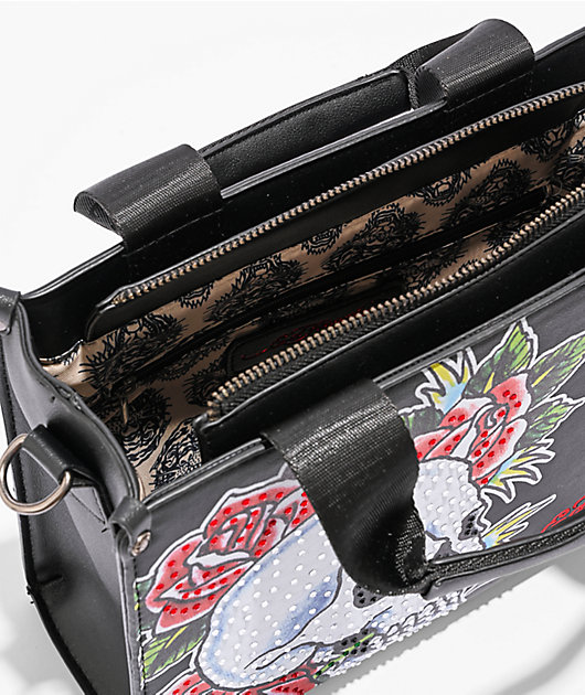 ショルダーバッグ・ポシェット Ed Hardy Nova Black Handbag Ed Hardy Nova Black Handbag | Zumiez