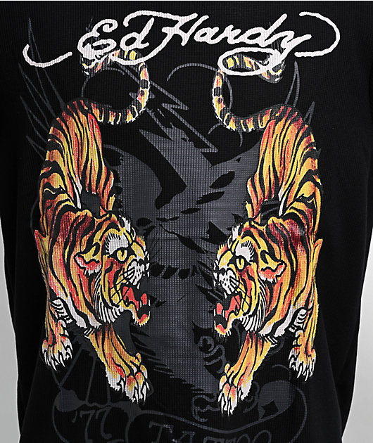 【再入荷!】 Tigers Hardy Ed Black Zumiez | T-Shirt Sleeve Long Thermal Clothing