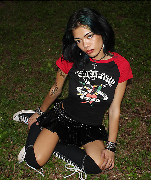 トップス Sculptor EdHardy Raglan OffShoulder トップス Sculptor EdHardy Raglan OffShoulder Sculptor X Ed Hardy