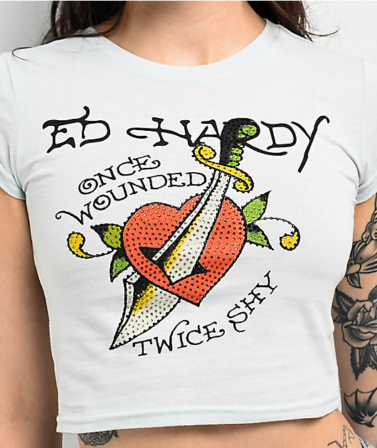 Ed Hardy Forever Tシャツ Sサイズ ピンク Ed Hardy Womens T Shirt Tiger Pink XXL Junior Cap Sleeve