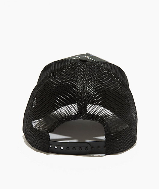 Ed Hardy x Broken Promises Wasted Love Black Trucker Hat